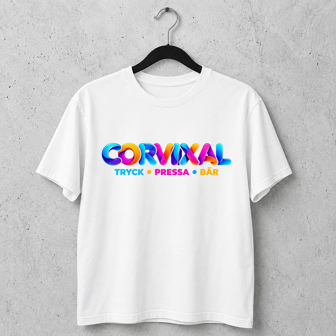 Corvixal logotyp-t-shirt